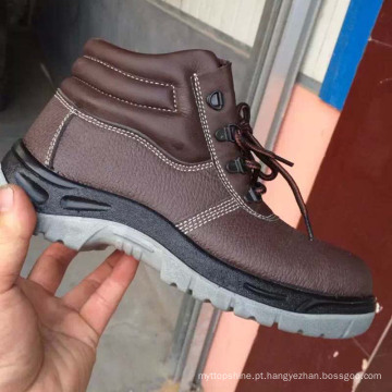 Popular Industrial Sole PU / Leather Working Working Safety Shoes